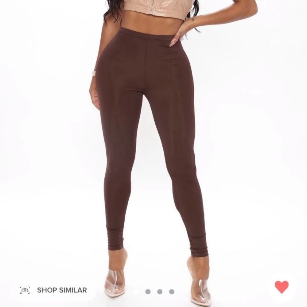Brown leggings